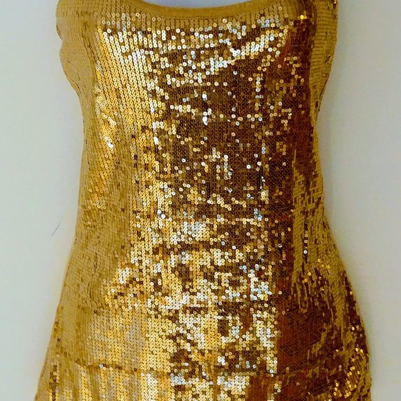 Gold sequins top - Picture 2 of 2